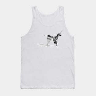 Origami Unicorn Tank Top